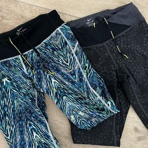 Nike Dri Fit Mid Rise Running Tights